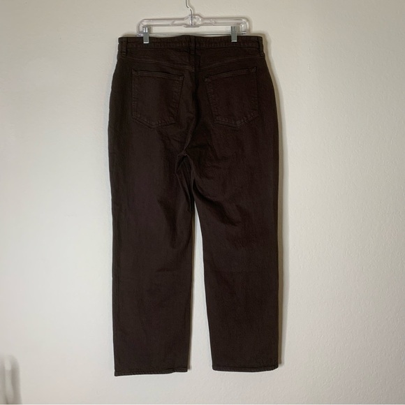 Abercrombie & fitch womens brown the 90s relaxed high rise jean 33 NEW - Picture 5 of 10